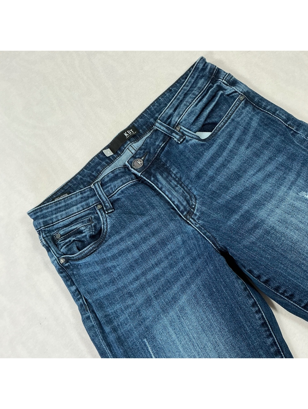 KUT From The Kloth Catherine Boyfriend Jeans Women’s Size 8 Medium Wash - Picture 1 of 11